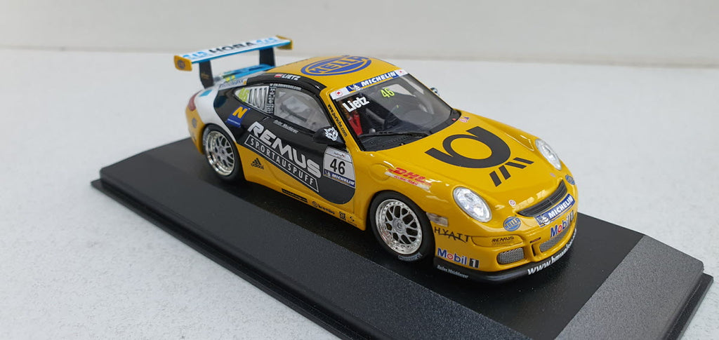 Minichamps Porsche 911 GT3 Cup Supercup 2006 R. Leitz #46 Remus - Schaal 1:43