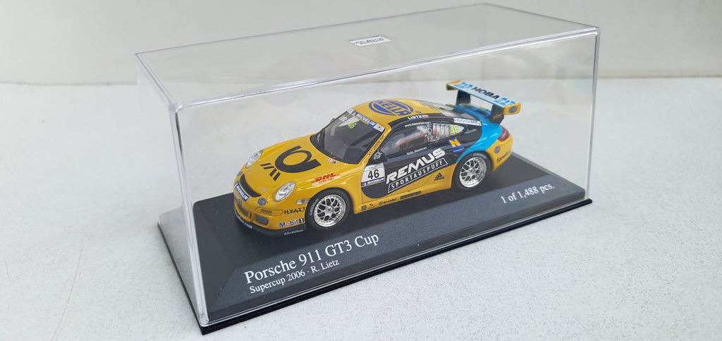 Minichamps Porsche 911 GT3 Cup Supercup 2006 R. Leitz #46 Remus - Schaal 1:43