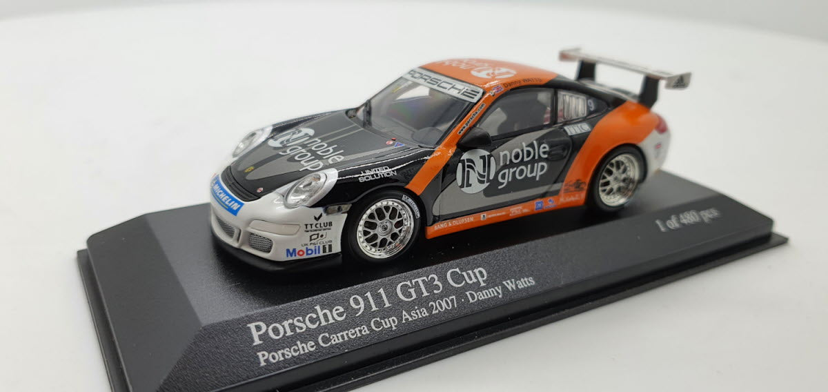 Minichamps Porsche 911 GT3 Cup 2007 D. Watts - Schaal 1:43