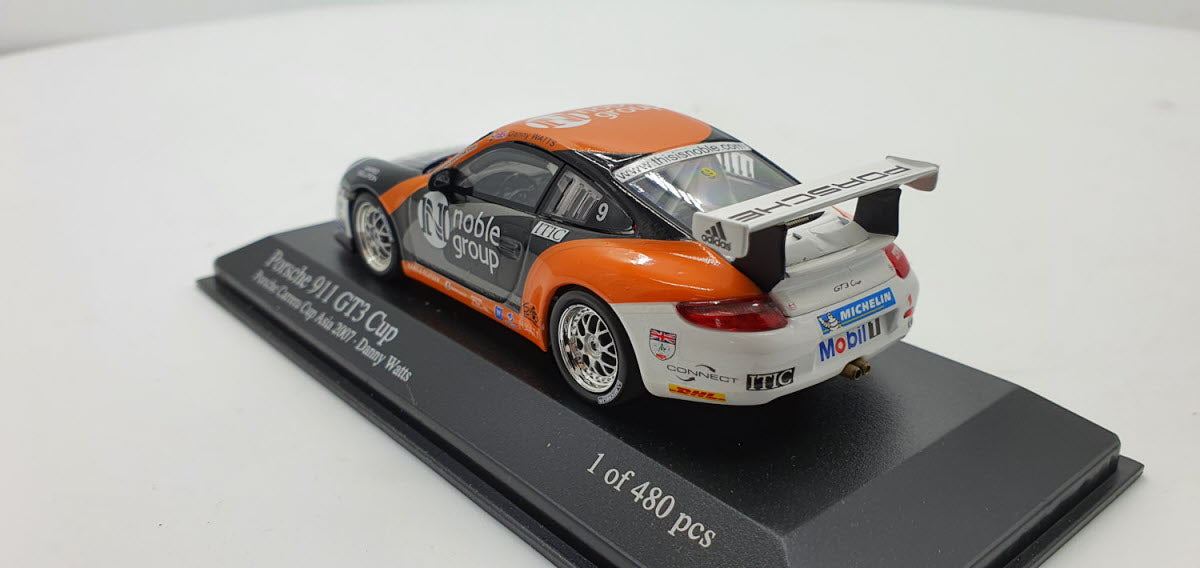 Minichamps Porsche 911 GT3 Cup 2007 D. Watts - Schaal 1:43