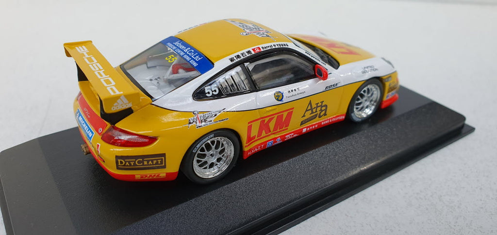 Minichamps Porsche 911 GT3 Cup Carrera Cup Asia 2007 D. O'Young - Schaal 1:43