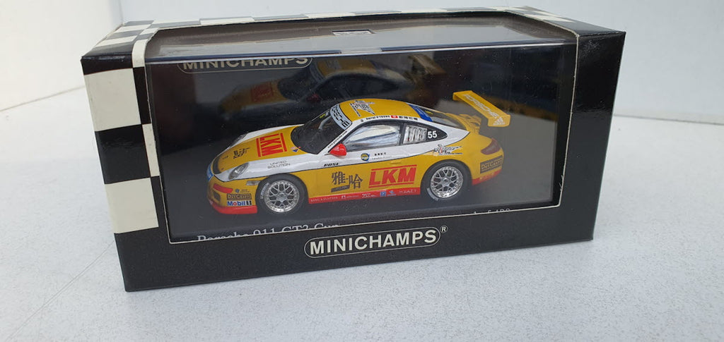 Minichamps Porsche 911 GT3 Cup Carrera Cup Asia 2007 D. O'Young - Schaal 1:43
