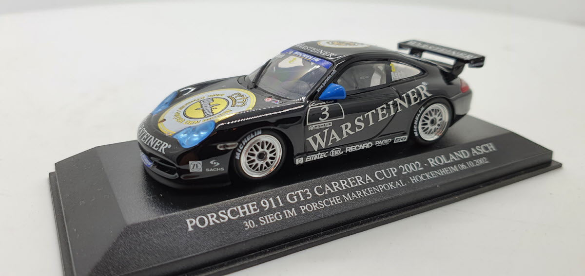 Minichamps Porsche 911 GT3 Carrera Cup Hockenheim 2002 - Schaal 1:43