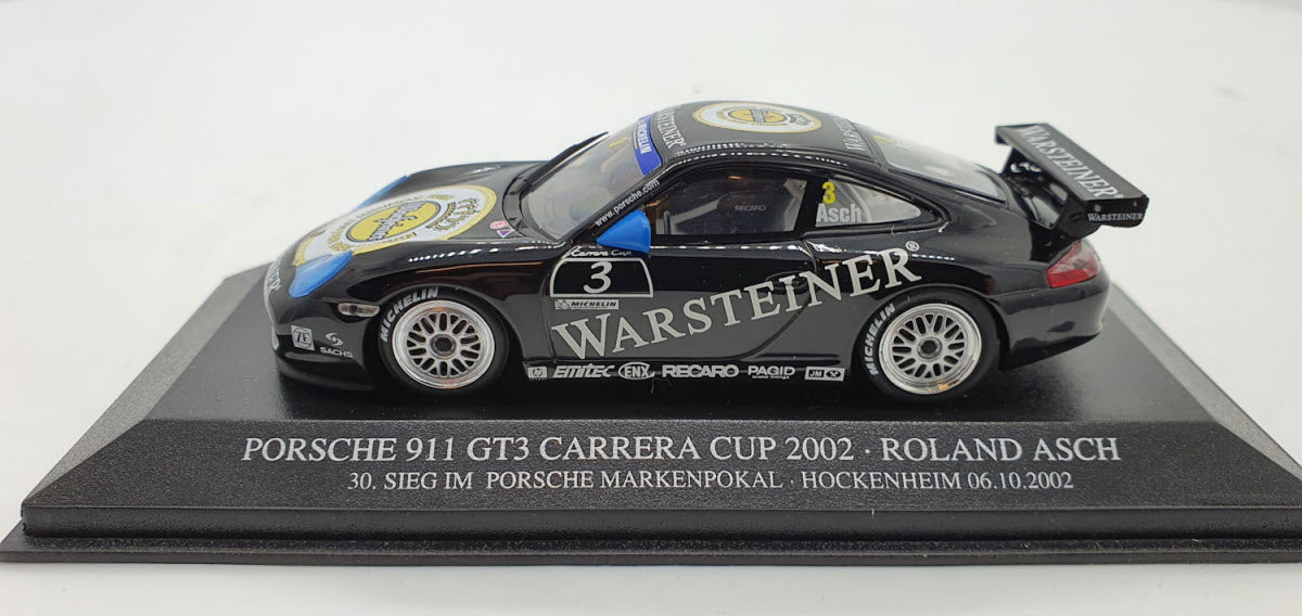 Minichamps Porsche 911 GT3 Carrera Cup Hockenheim 2002 - Schaal 1:43