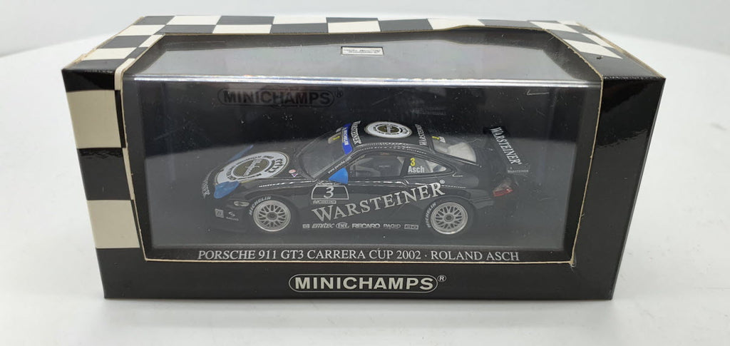 Minichamps Porsche 911 GT3 Carrera Cup Hockenheim 2002 - Schaal 1:43