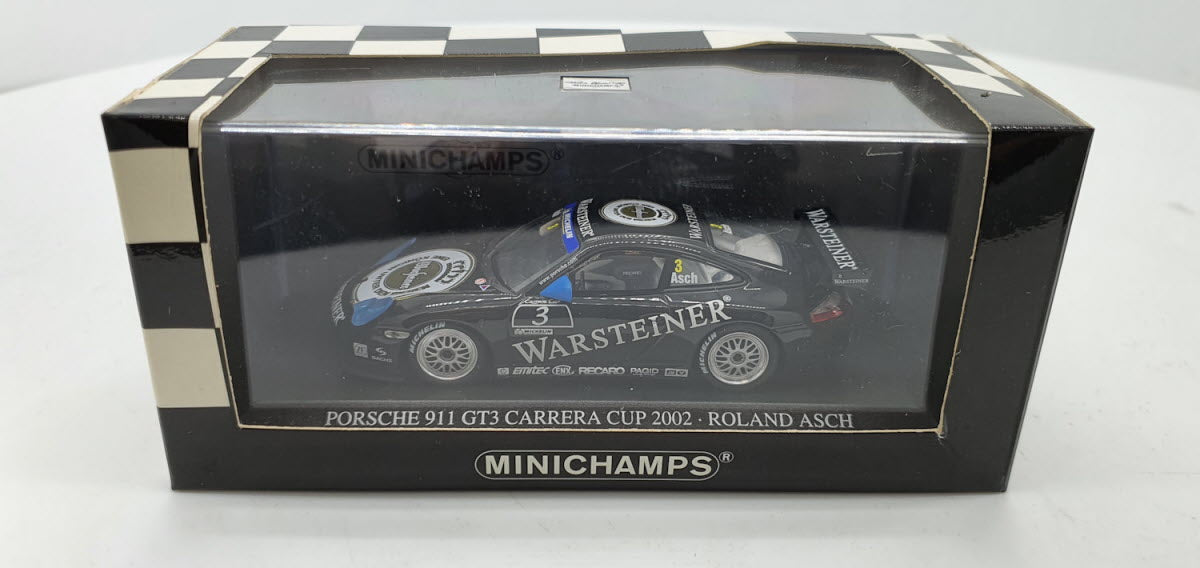 Minichamps Porsche 911 GT3 Carrera Cup Hockenheim 2002 - Schaal 1:43