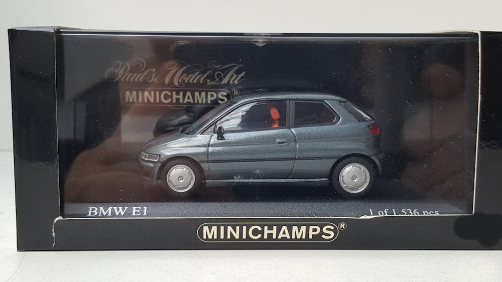 Minichamps BMW E1 Grijs Metallic 1993 - Schaal 1:43
