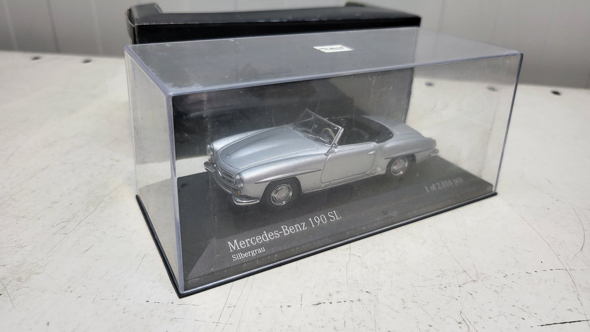 Minichamps Mercedes-Benz 190SL Zilver 1955 - Schaal 1:43