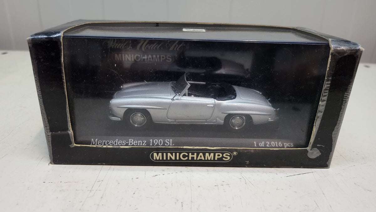 Minichamps Mercedes-Benz 190SL Zilver 1955 - Schaal 1:43