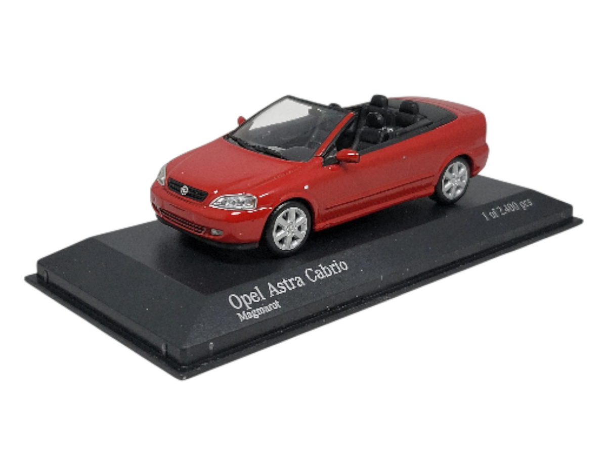 Minichamps Opel Astra Cabriolet Rood 2000 - Schaal 1:43
