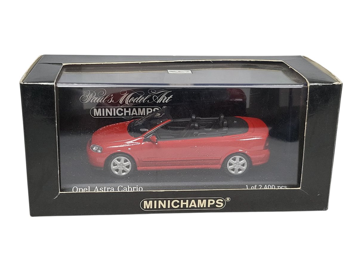 Minichamps Opel Astra Cabriolet Rood 2000 - Schaal 1:43