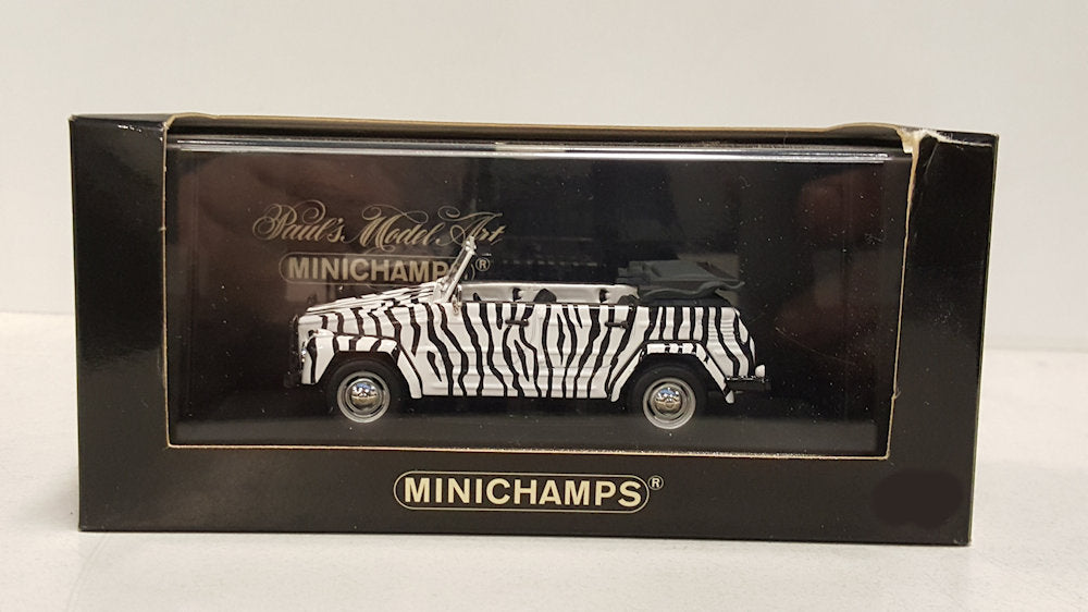 Minichamps Volkswagen 181 Wit/Zwart 1969 - Schaal 1:43