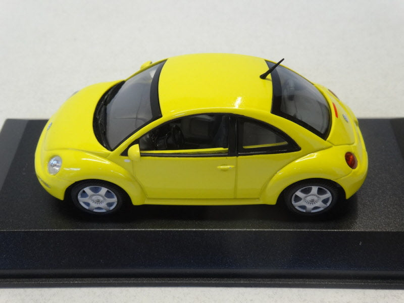 Minichamps Volkswagen New Beetle Geel 1998 - Schaal 1:43