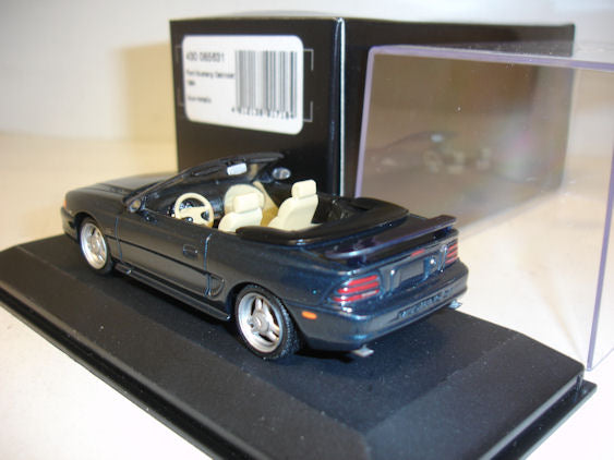 Minichamps Ford Mustang Cabriolet Blauw Metallic 1994 - Schaal 1:43