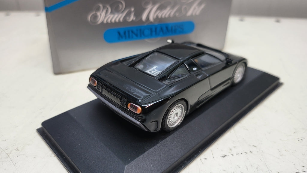 Minichamps Bugatti EB 110 Zwart - Schaal 1:43