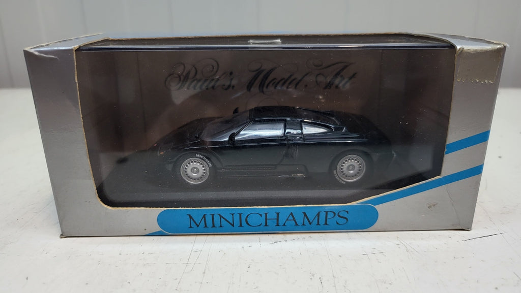 Minichamps Bugatti EB 110 Zwart - Schaal 1:43