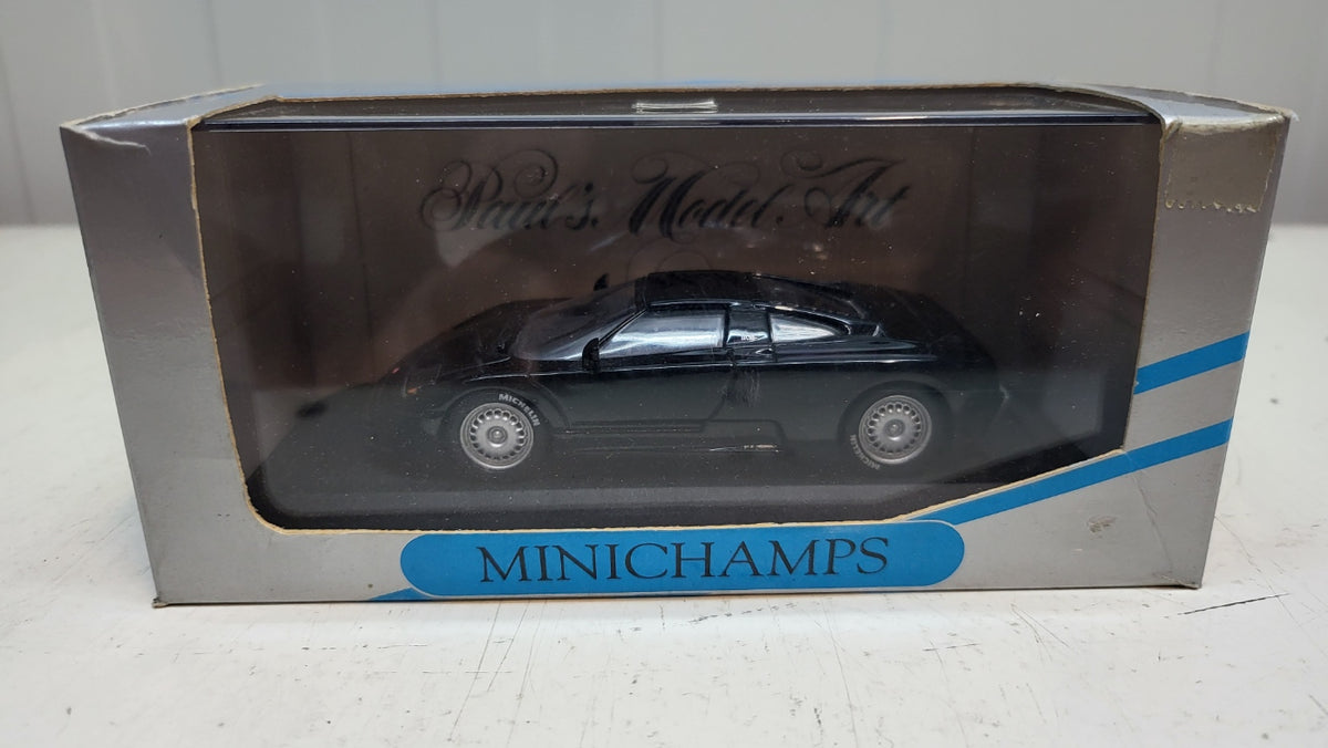 Minichamps Bugatti EB 110 Zwart - Schaal 1:43