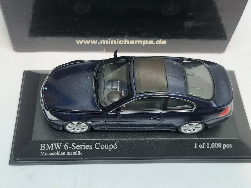 Minichamps BMW 6-series Coupé 2006 Monacoblau Metallic - 1:43