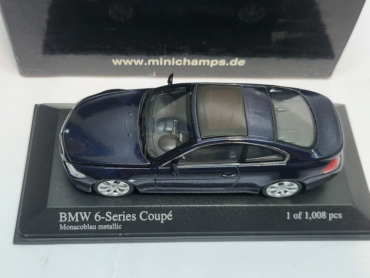 Minichamps BMW 6-series Coupé 2006 Monacoblau Metallic - 1:43