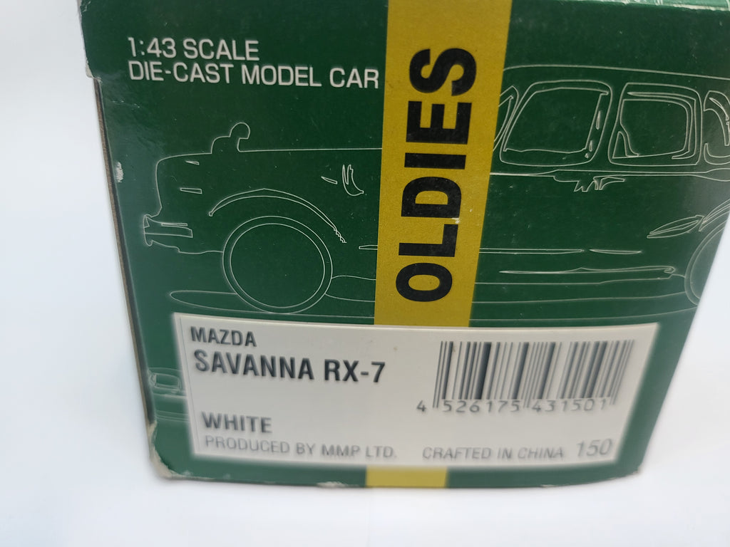Ebbro Mazda RX7 Savanna Wit 1978 - Schaal 1:43 - Limited Edition