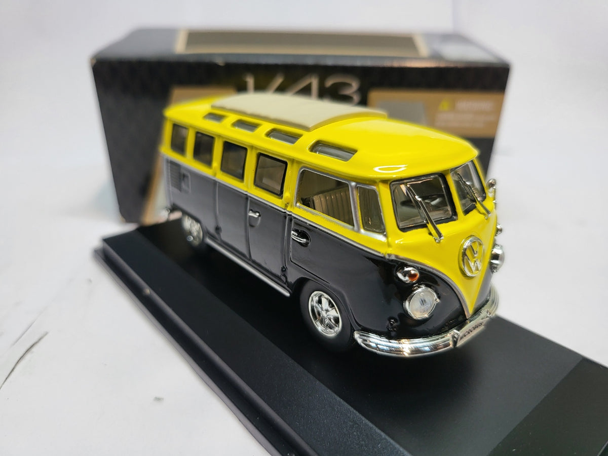 LDC Volkswagen T1 Bus Samba Geel/Zwart - Schaal 1:43
