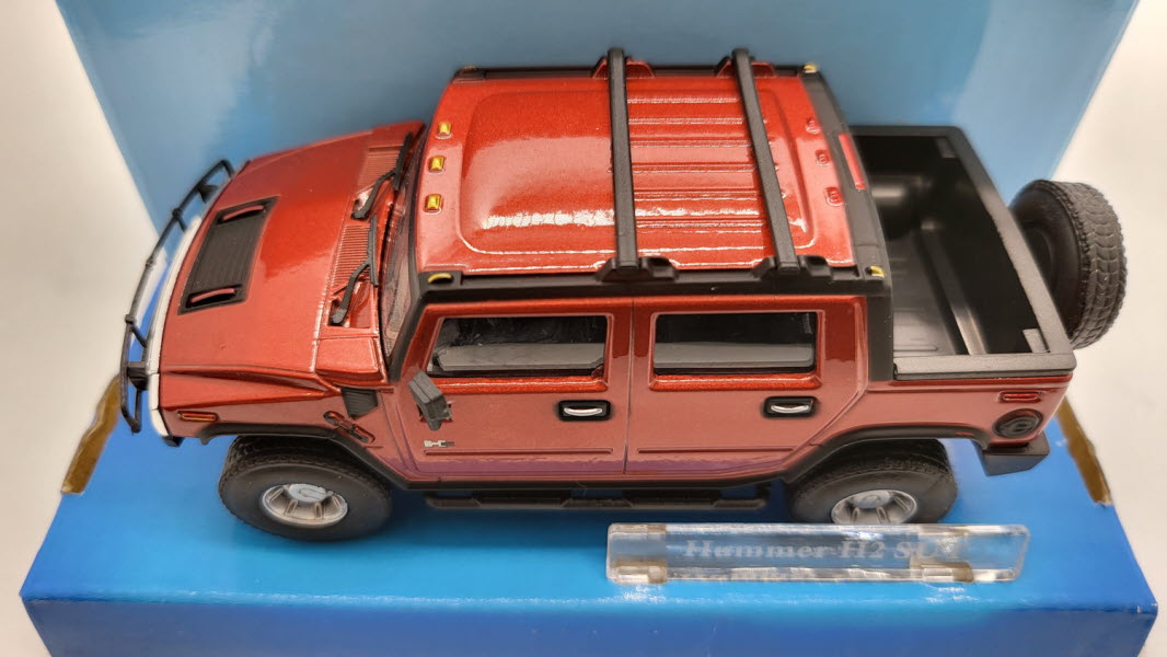 Cararama: Hummer H2 SUT Rood - Schaal 1:43