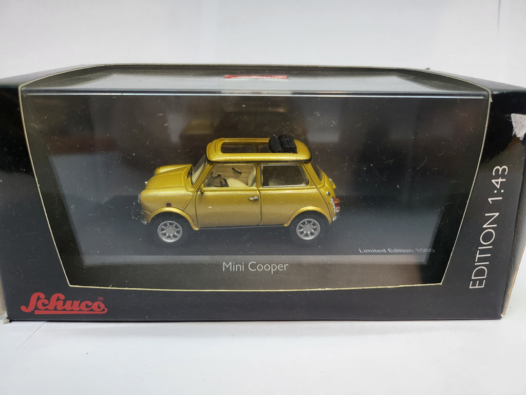 Schuco Austin Mini Cooper Gold - Schaal 1:43 - Limited Edition