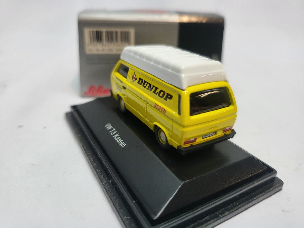 Volkswagen Bus T3 Dunlop Geel - Schuco 1:87