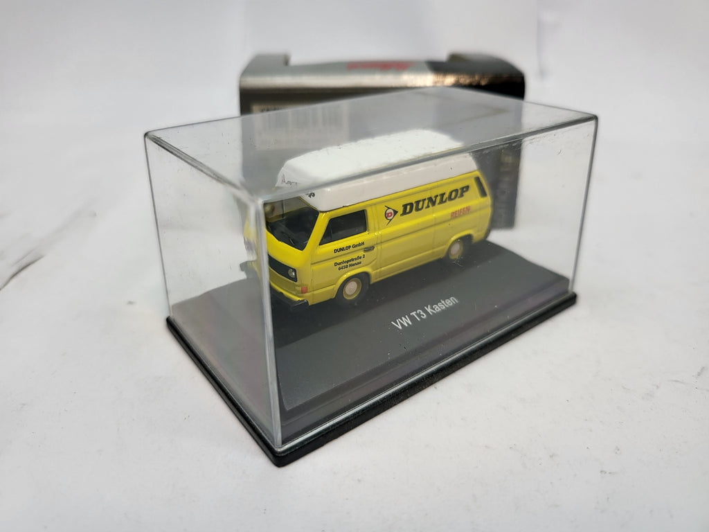 Volkswagen Bus T3 Dunlop Geel - Schuco 1:87