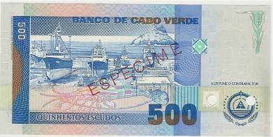 P-64as - Kaapverdië 500 Escudos 1992 Unc Specimen