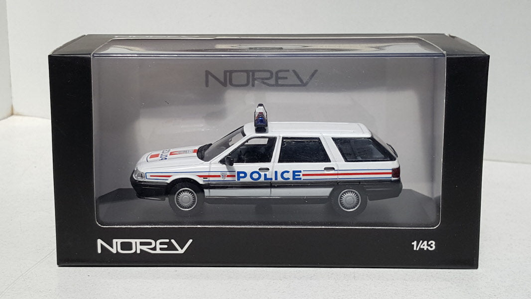 Norev Renault 21 Nevada France Police Nationale Wit - Schaal 1:43