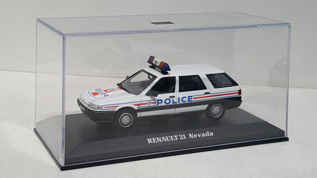 Norev Renault 21 Nevada France Police Nationale Wit - Schaal 1:43