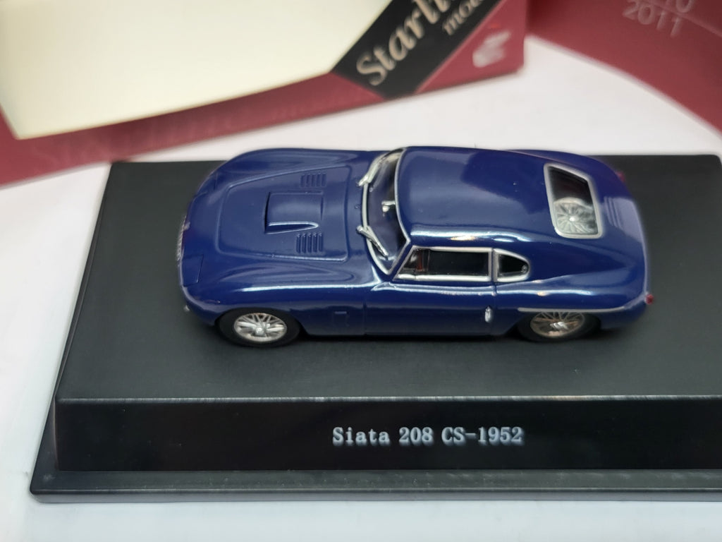 Starline Siata 208 CS Blauw 1952 - Schaal 1:43