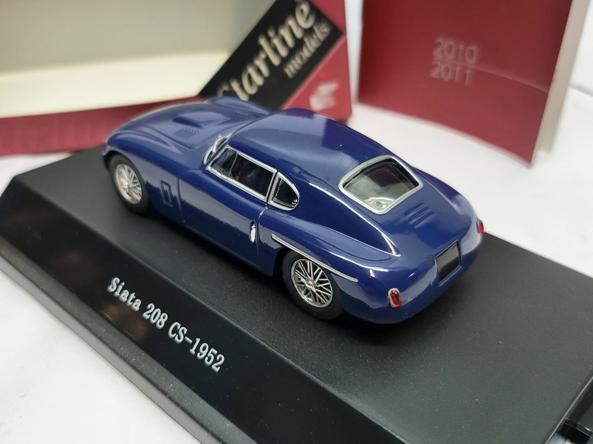 Starline Siata 208 CS Blauw 1952 - Schaal 1:43