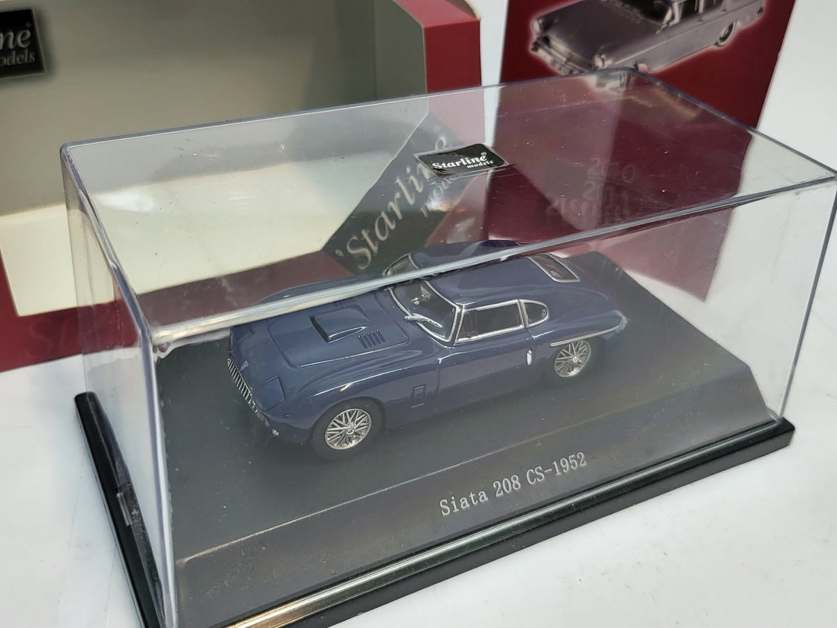 Starline Siata 208 CS Blauw 1952 - Schaal 1:43