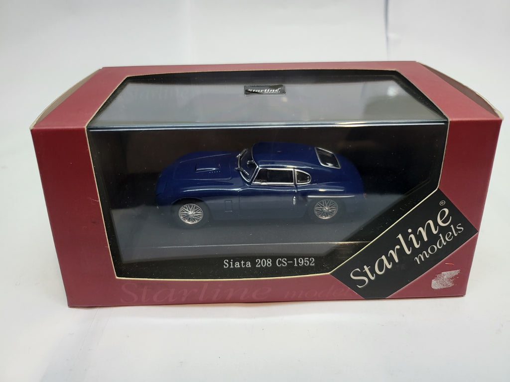 Starline Siata 208 CS Blauw 1952 - Schaal 1:43