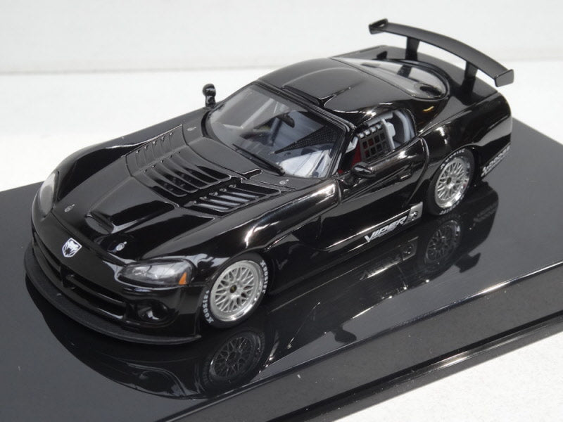 AutoArt Dodge Viper Competition Car Plain Body Version Zwart 2004 - Schaal 1:43