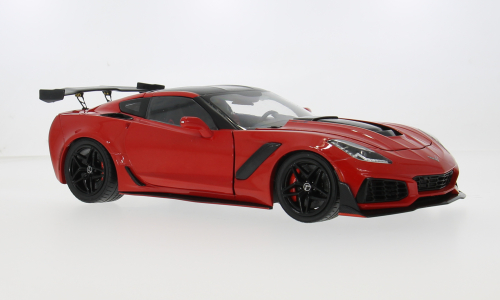 IXO Chevrolet Corvette C7 ZR1 2019 Red - Schaal 1:18