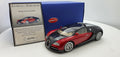 Bugatti EB 16.4 Veyron Showcar Zwart/Rood - AutoArt 1:18