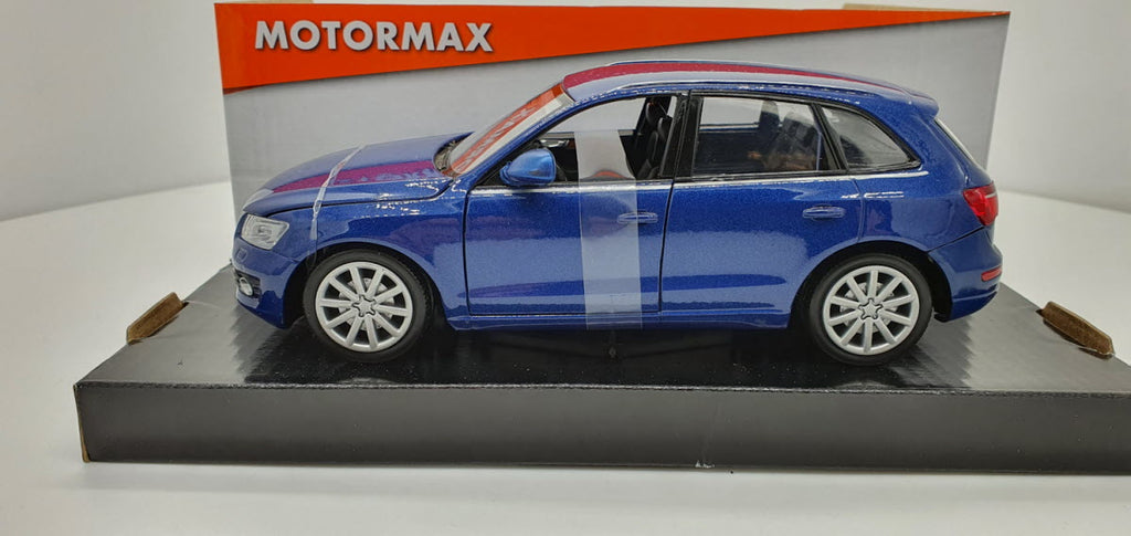 Audi Q5 Blauw 2008 MotorMax 1:24