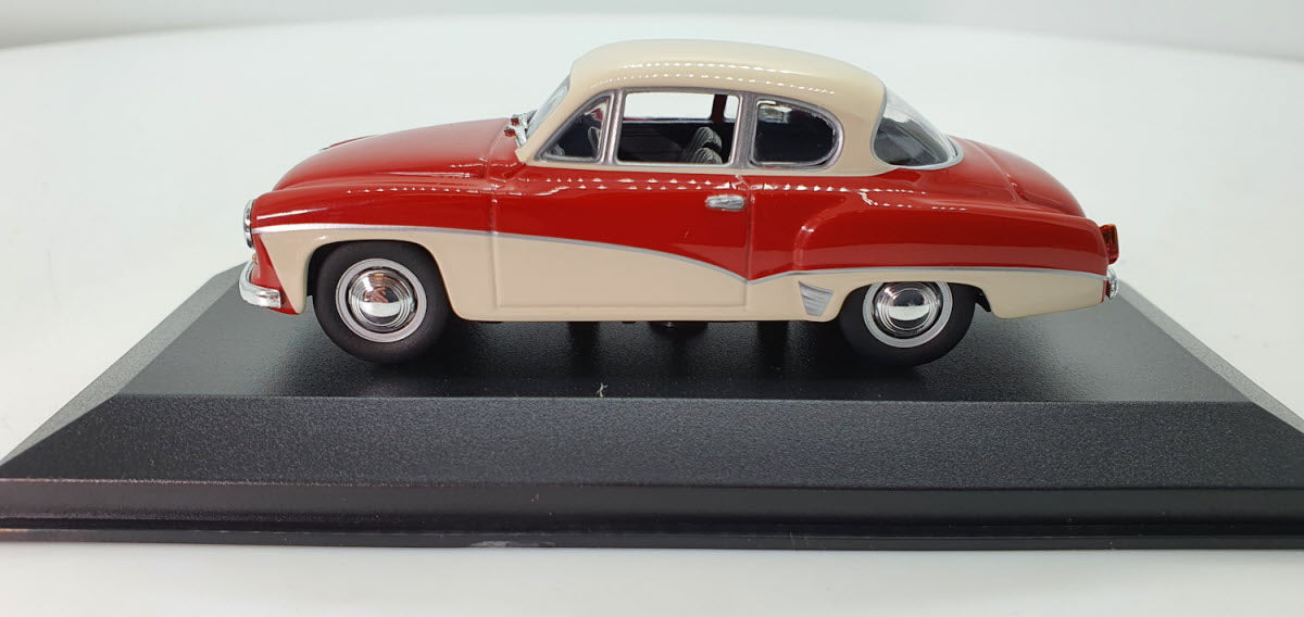 Maxichamps Wartburg 311 Coupé 1958 Rood-Wit - 1:43