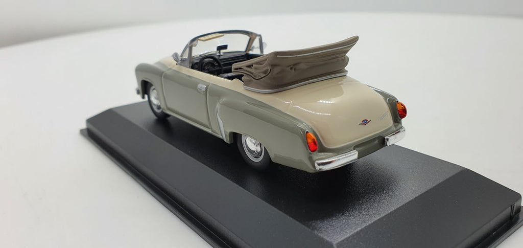 Maxichamps Wartburg 311 Cabriolet 1958 Grijs-Wit - 1:43