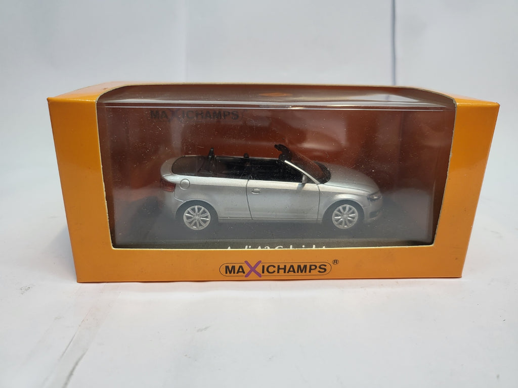 Maxichamps Audi A3 Cabriolet 2007 Zilver Metallic - 1:43