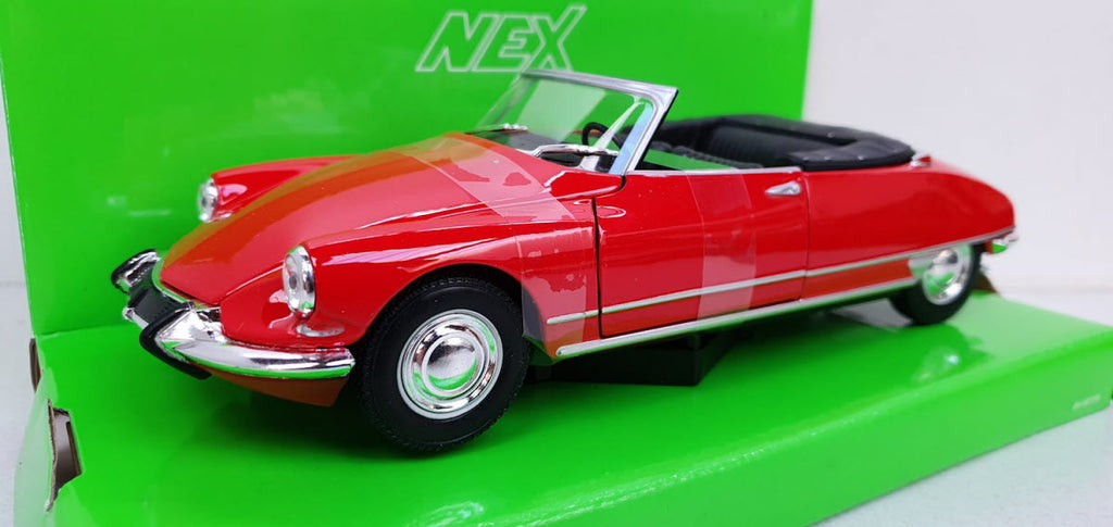Citroën DS19 Cabriolet Rood 1958 Welly 1:24