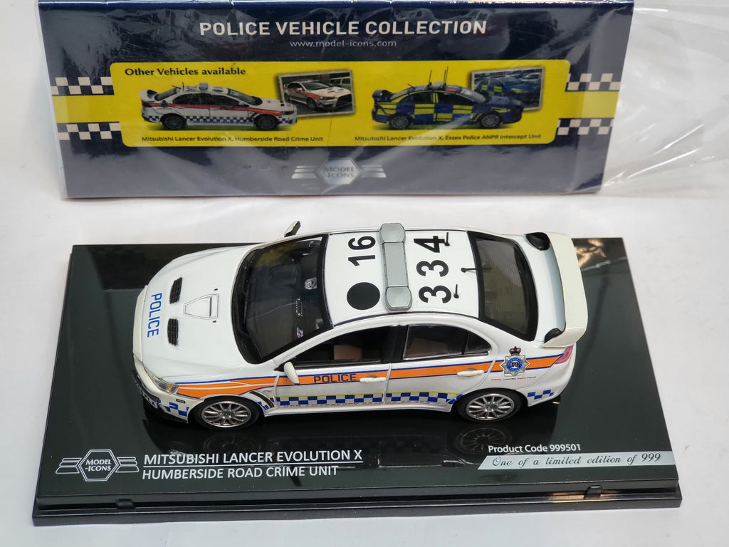 Model-Icons Mitsubishi Lancer Evolution X Police Humberside - Schaal 1:43