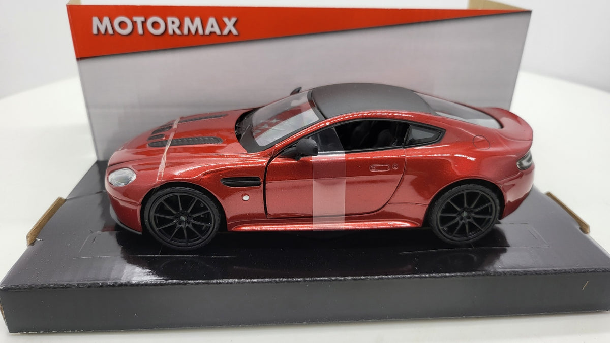 Aston Martin V12 Vantage S 2013 rood/zwart – MotorMax 1:24