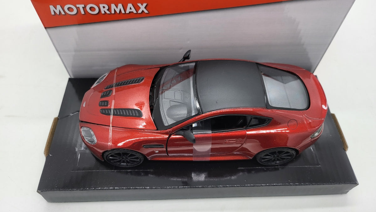 Aston Martin V12 Vantage S 2013 rood/zwart – MotorMax 1:24