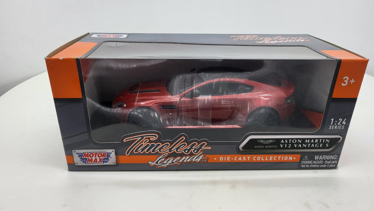 Aston Martin V12 Vantage S 2013 rood/zwart – MotorMax 1:24