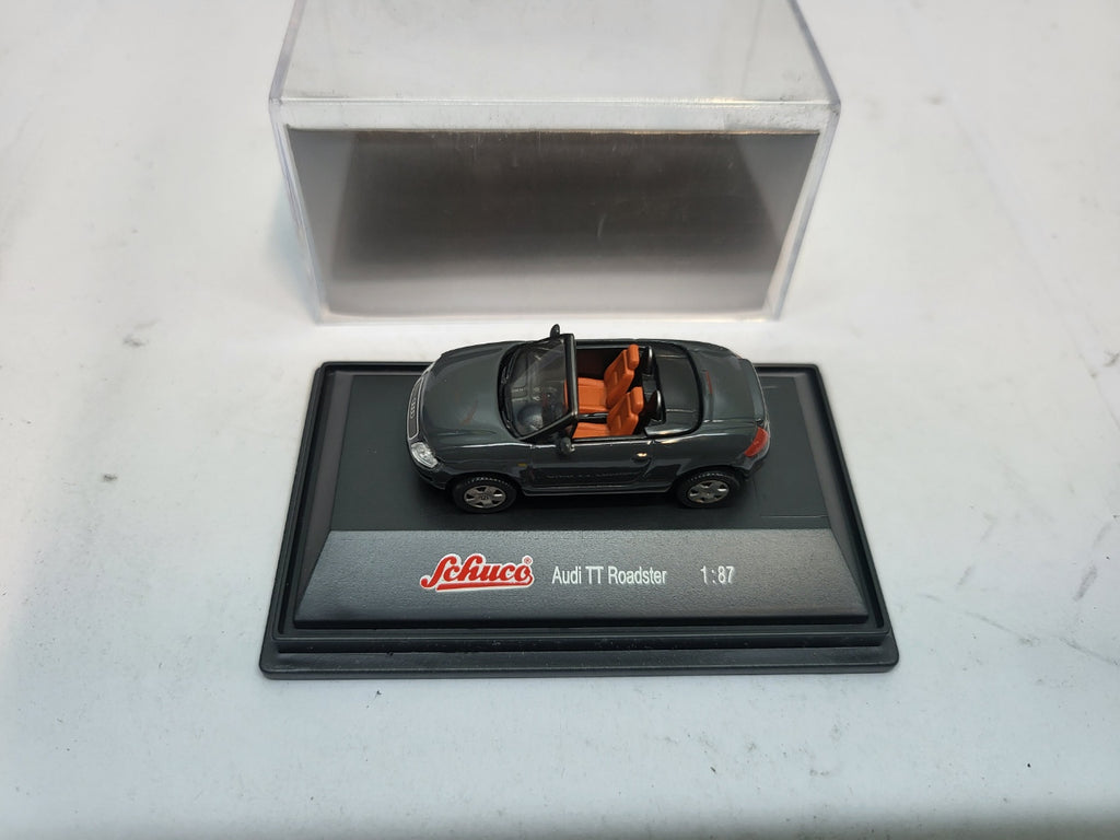 Audi TT Cabriolet Donkergrijs 1999 - Schuco 1:87