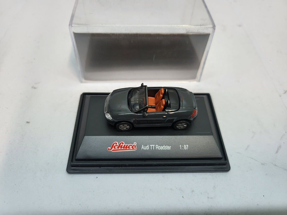 Audi TT Cabriolet Donkergrijs 1999 - Schuco 1:87